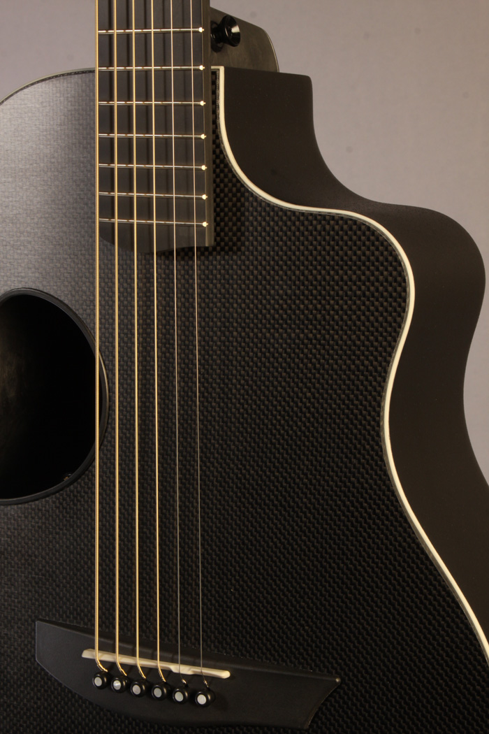 AM7505 Kevin Michael by McPherson Carbon Fiber Travel Guitar new
