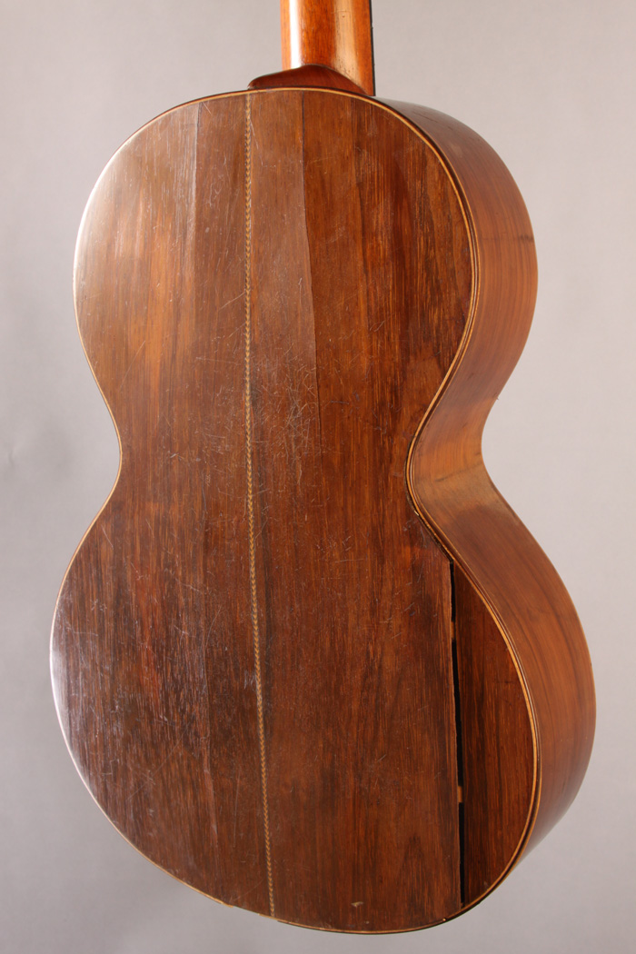 AM7582 unlabeled German parlor guitar mid 1800s